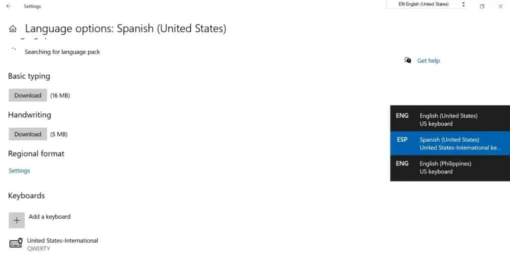 How to Type Enye using Spanish Language in Windows 10 and Windows 11