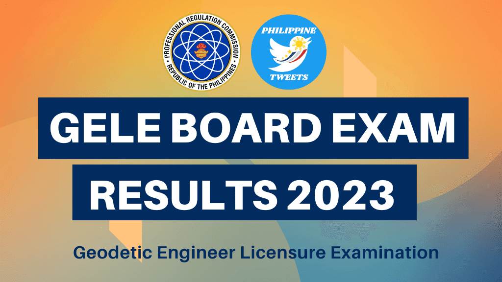 GELE RESULTS October 2023: Geodetic Engineer Licensure Exam Passers 1 GELE RESULTS October 2023