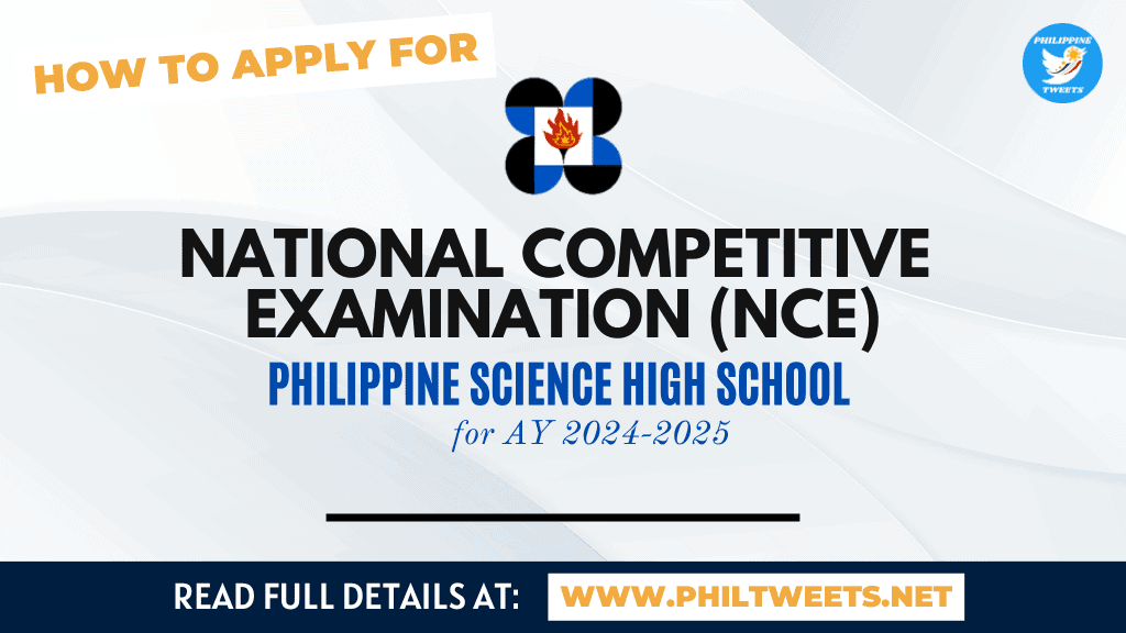 PSHS National Competitive Examination (NCE) 2024-2025 Entrance Exam: Your Comprehensive Guide to Schedule, Requirements, and Success Strategies 1 pshs national competitive examination nce