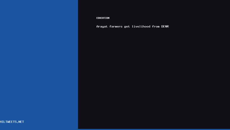 Arayat Farmers Get — Arayat farmers get livelihood from DENR | PhilTweets