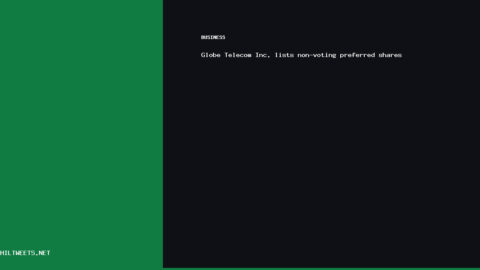 Globe Telecom Lists — Globe Telecom Inc. lists non-voting preferred shares | PhilTweets