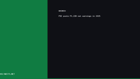 Pse Posts P122b — PSE posts P1.22B net earnings in 2025 | PhilTweets