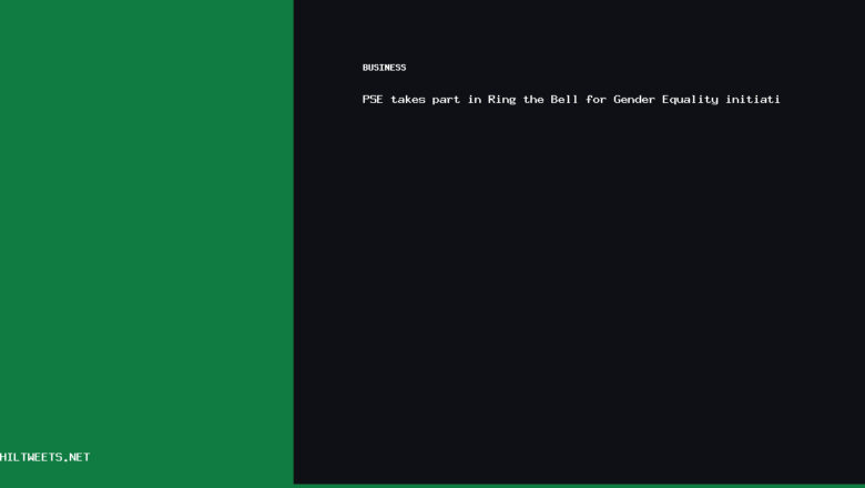 Pse Takes Part — PSE takes part in Ring the Bell for | PhilTweets