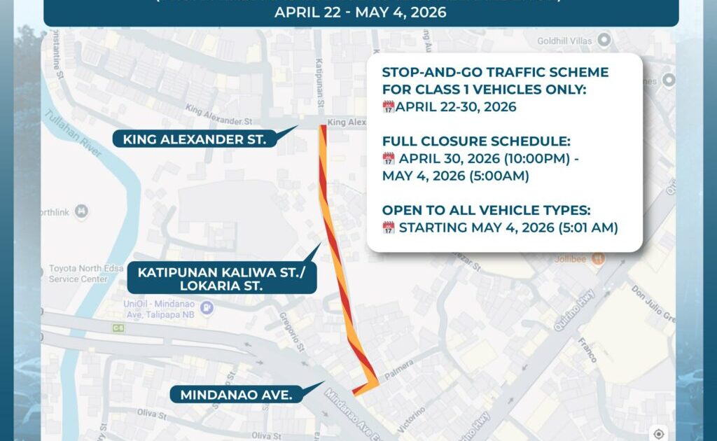 Traffic Katipunanlokaria Closure — Traffic Advisory – Katipunan/Lokaria St. Closure | PhilTweets