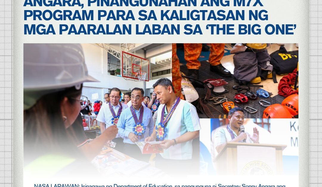 Angara Pinangunahan Ang — Angara, pinangunahan ang M7X program para sa kaligtasan | PhilTweets