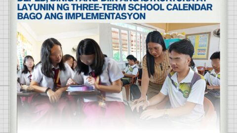 Deped Binigyang-diin Ang — DepEd, binigyang-diin ang istruktura at layunin ng three-term | PhilTweets